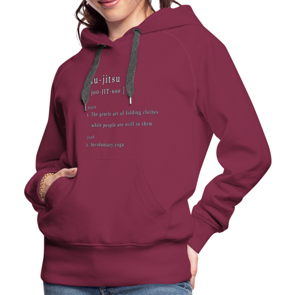 Jiu-jitsu - Women’s Hoodie - burgundy