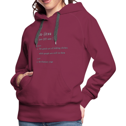 Jiu-jitsu - Women’s Hoodie - burgundy