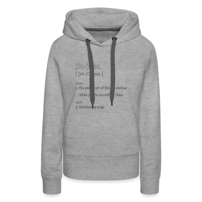 Jiu-jitsu - Women’s Hoodie - heather grey