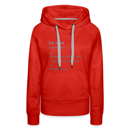 Jiu-jitsu - Women’s Hoodie - red