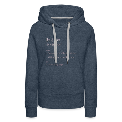 Jiu-jitsu - Women’s Hoodie - heather denim