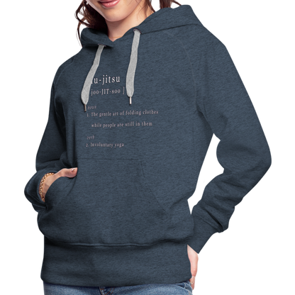 Jiu-jitsu - Women’s Hoodie - heather denim