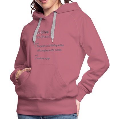 Jiu-jitsu - Women’s Hoodie - mauve