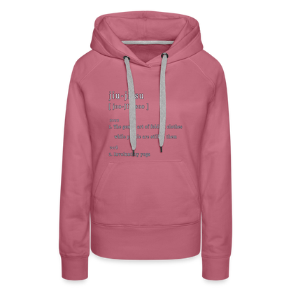 Jiu-jitsu - Women’s Hoodie - mauve