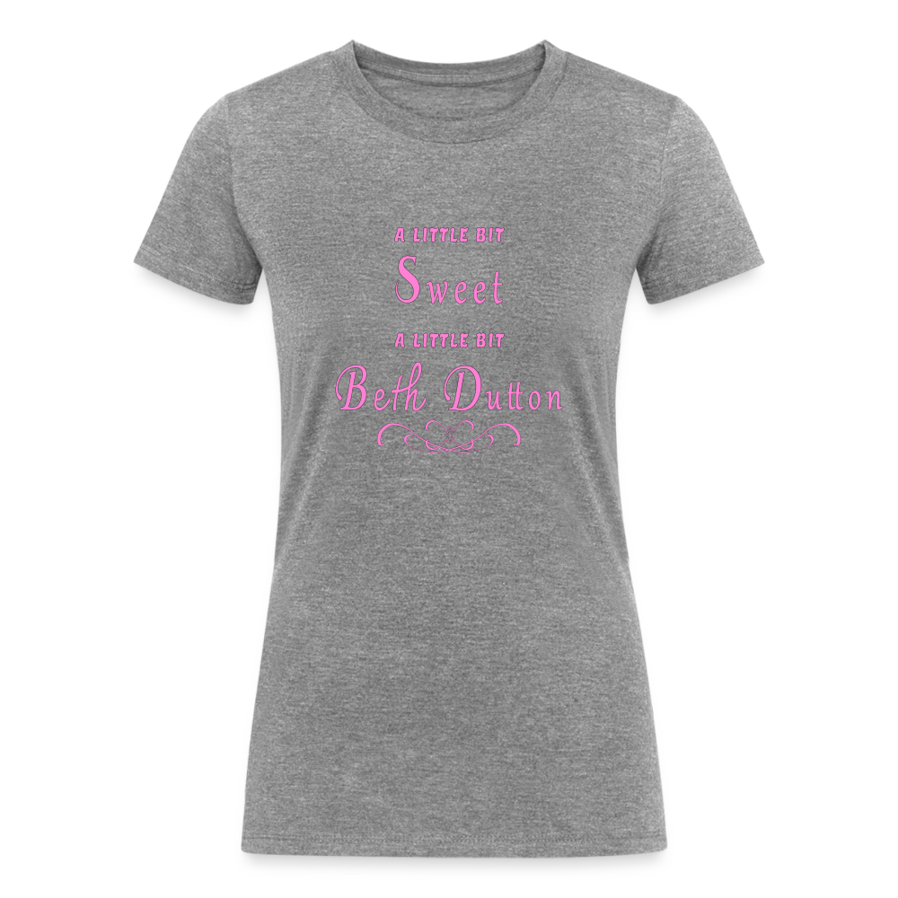 Sweet - Women's Tri-Blend Organic T-Shirt - heather gray