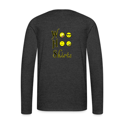 Woo Hoo Shirts - Unisex Long Sleeve T-Shirt - charcoal grey