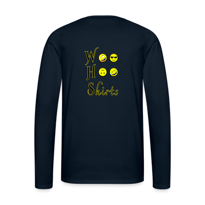 Woo Hoo Shirts - Unisex Long Sleeve T-Shirt - deep navy