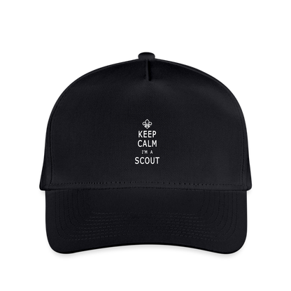 Scout Keep Calm - Kid's Baseball Cap - black