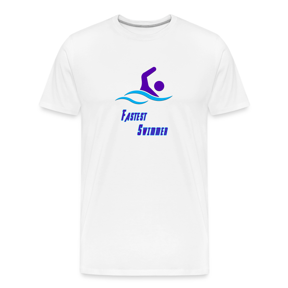 Swimmer - Unisex T-Shirt - white