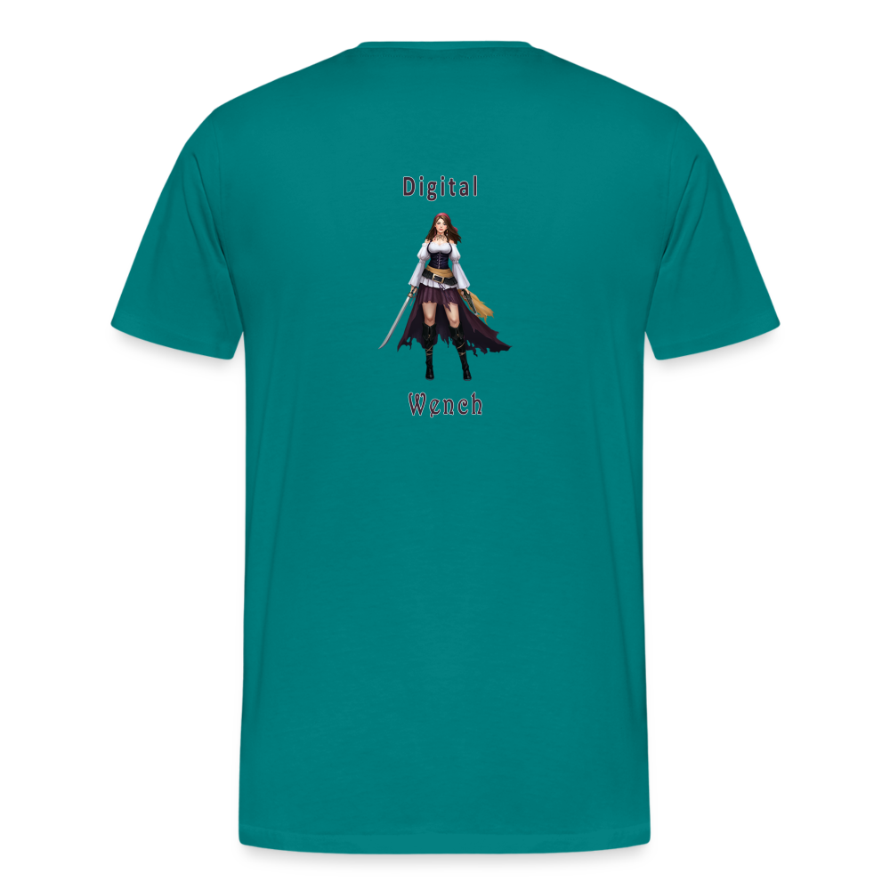 Digital Wench - Unisex T-Shirt - Responsibly Sourced - teal