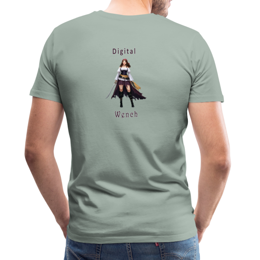 Digital Wench - Unisex T-Shirt - Responsibly Sourced - steel green