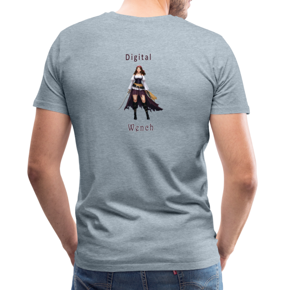 Digital Wench - Unisex T-Shirt - Responsibly Sourced - heather ice blue