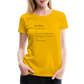 Jui-jitsu - Women’s T-Shirt - sun yellow
