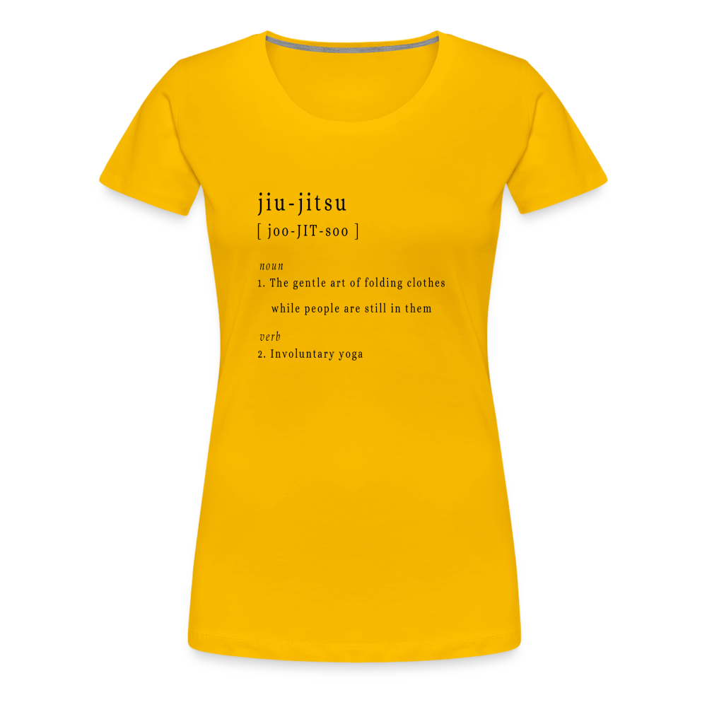 Jui-jitsu - Women’s T-Shirt - sun yellow