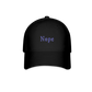 Nope Baseball Cap - black