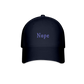 Nope Baseball Cap - navy