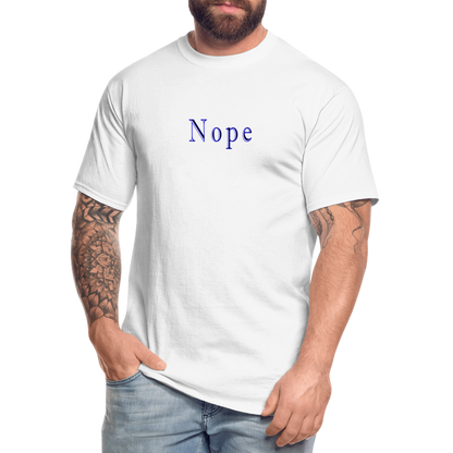 Nope - Tall T-Shirt - white