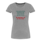 Mess - Women’s T-Shirt - Responsibly Sourced - heather grey