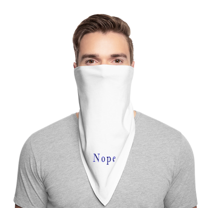 Nope - Bandana - white