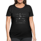 Insignificant - Women’s Curvy T-Shirt - black  - “You are 1 person out of 7 billion people On 1 planet out of 8 planets In 1 star system out of 100 billion star systems In 1 galaxy out of 100 billion galaxies and you are enormously insignificant”