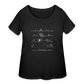 Insignificant - Women’s Curvy T-Shirt - black - “You are 1 person out of 7 billion people On 1 planet out of 8 planets In 1 star system out of 100 billion star systems In 1 galaxy out of 100 billion galaxies and you are enormously insignificant”