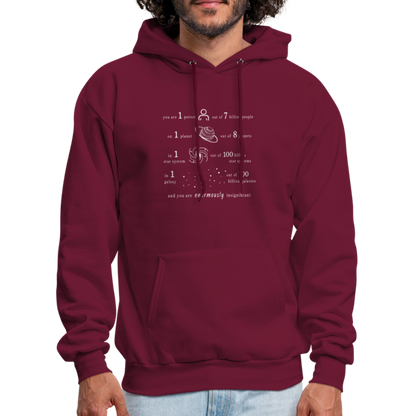 Insignificant - Unisex Hoodie - burgundy