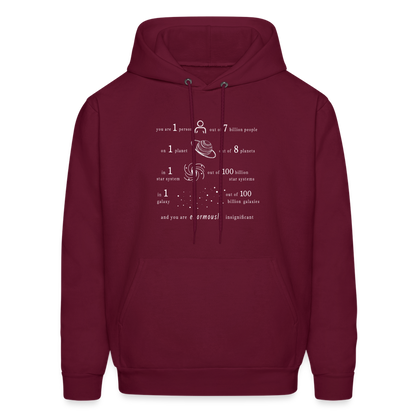 Insignificant - Unisex Hoodie - burgundy