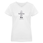 "You can't compete with me. I want you to win too."  - Women's V-Neck T-Shirt - white