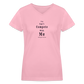 "You can't compete with me. I want you to win too."  - Women's V-Neck T-Shirt - pink