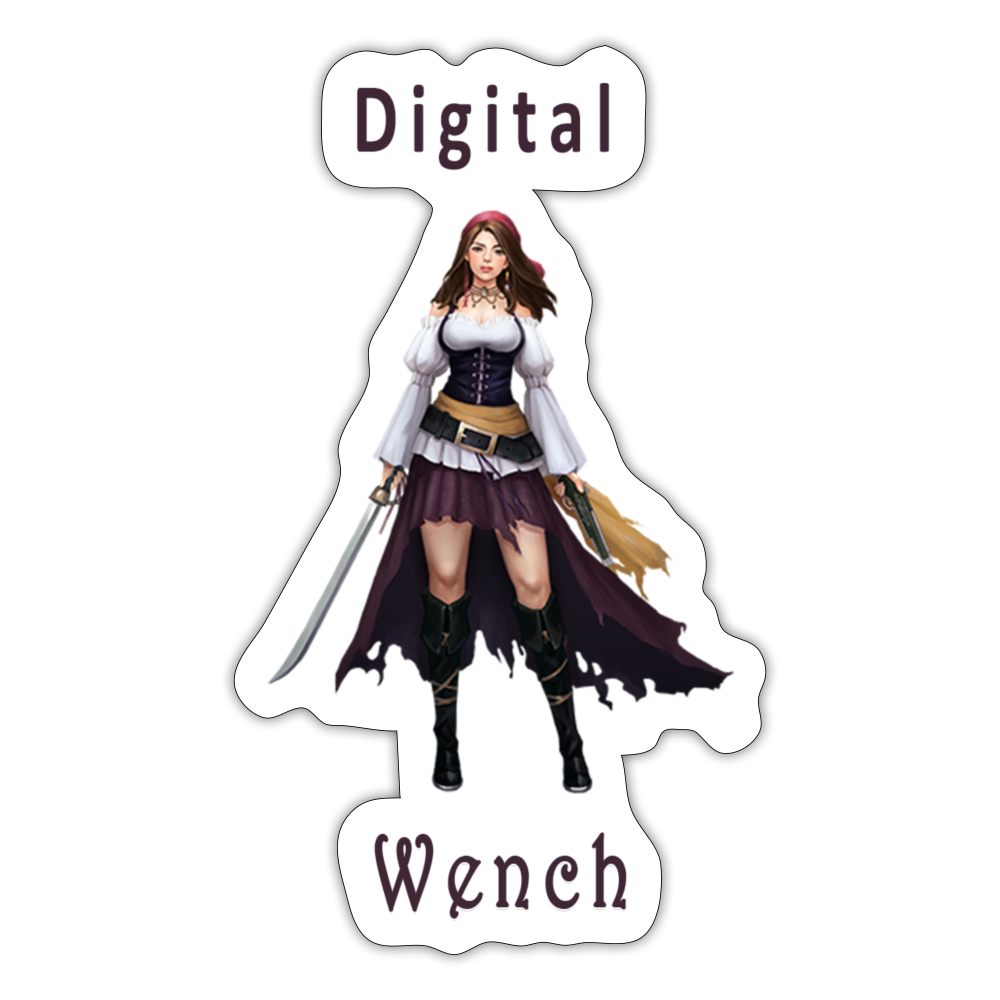 Digital Wench - Sticker - white matte