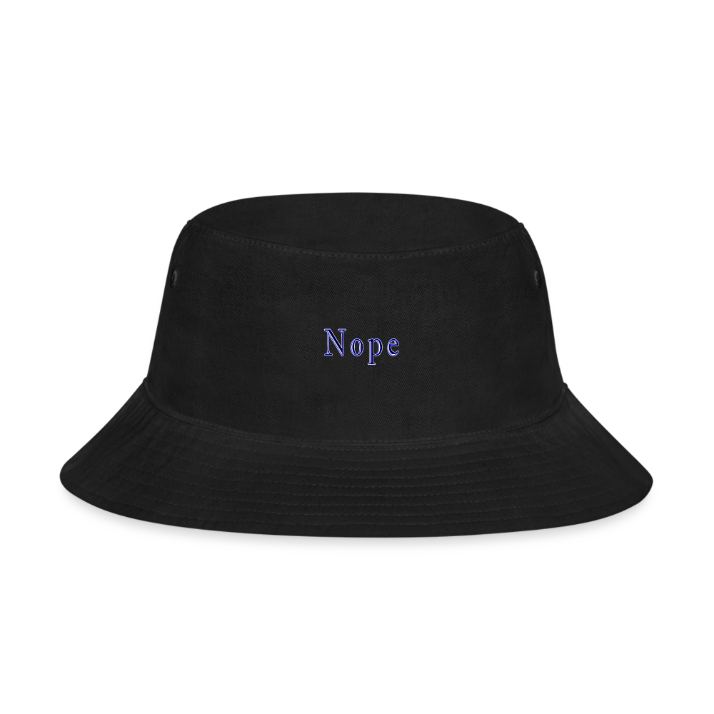 Nope - Bucket Hat - black