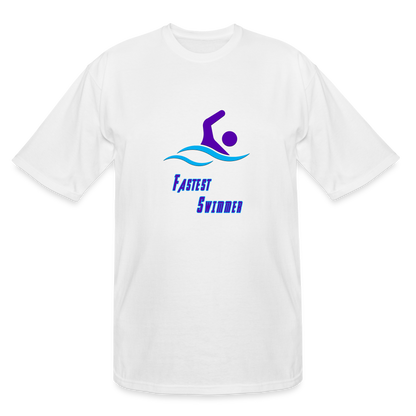 Fastest Swimmer - Tall T-Shirt - white