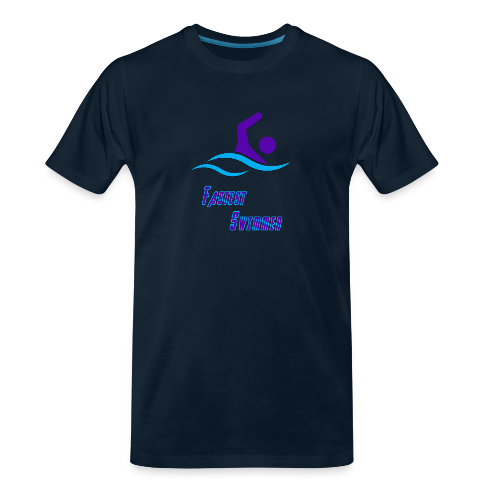 Swimmer - Unisex T-Shirt - deep navy