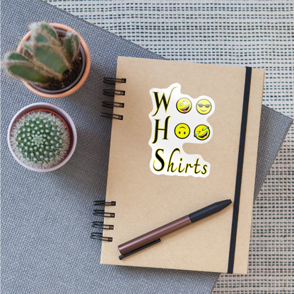 Woo Hoo Shirts - Sticker - white glossy