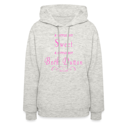 Sweet - Women's Hoodie - heather oatmeal