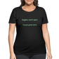 Neighbor - Women’s Curvy T-Shirt - black